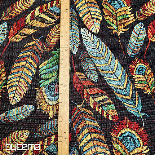 Tessuto decorativo NAVAHO nero
