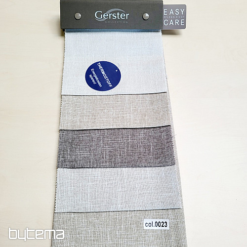 Tessuto decorativo di lusso di design monocolore GERSTER 77049/870 RÄŽNÁ