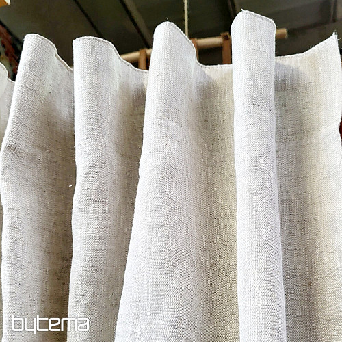 Tenda in lino LINE rifinita