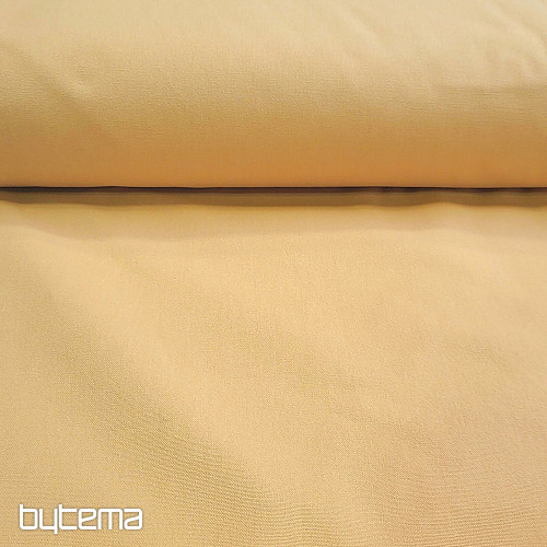 Tessuto di cotone UNI GIALLO SCURO cotone grosso 220 g
