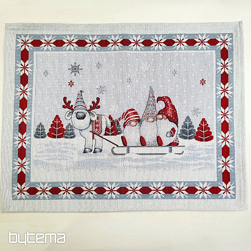 Tovaglia arazzo ELFI DI NATALE