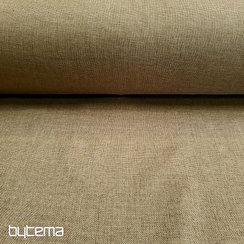 Tessuto decorativo di design monocolore ALBA 2/10 SV. MARRONE