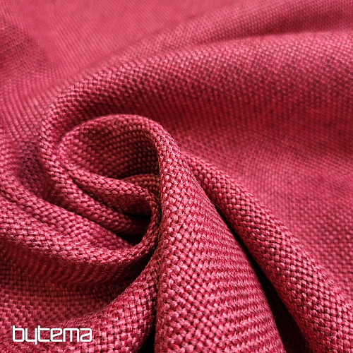Tessuto decorativo di design monocolore ALBA 2/15 ROSSO