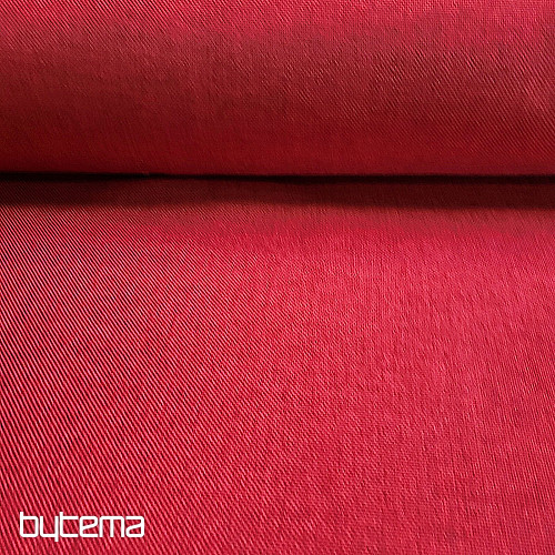 Tessuto decorativo di design monocolore ALBA 2/15 ROSSO