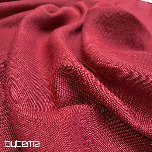 Tessuto decorativo di design monocolore ALBA 2/15 ROSSO