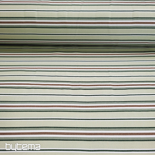 Tessuto decorativo STRISCE VERDI