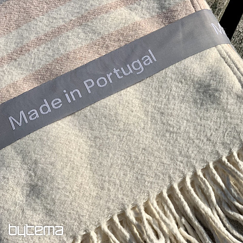Coperta ROSA CON FRANGE