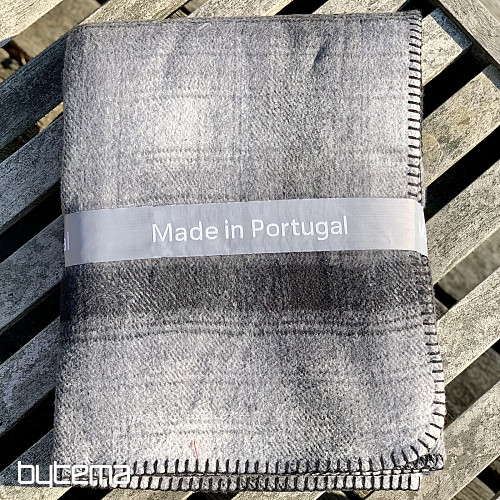Coperta GRIGIA A QUADRI