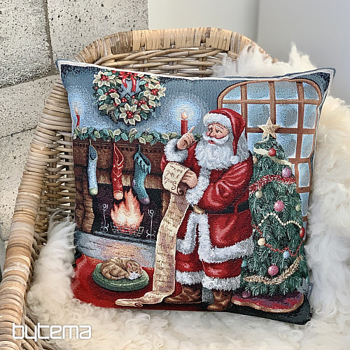 Copri arazzo natalizio BABBO NATALE AL CAMINO