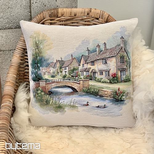 Fodera per cuscino con arazzo COTSWOLDS GRIDGE