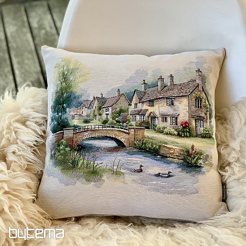 Fodera per cuscino con arazzo COTSWOLDS GRIDGE