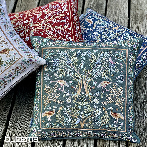 Fodera per cuscino arazzo WILLIAM MORRIS blu