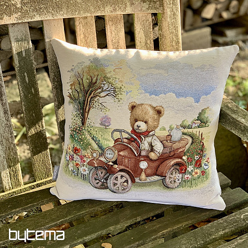 Federa ad arazzo TEDDY IN THE CAR