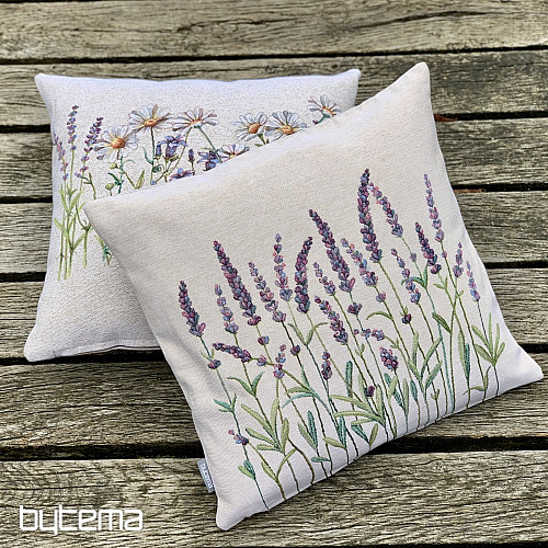 Fodera per cuscino arazzo GAMBI DI LAVANDA