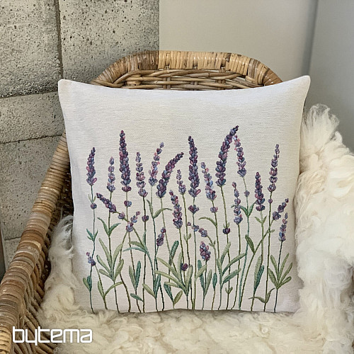 Fodera per cuscino arazzo GAMBI DI LAVANDA