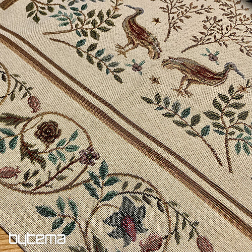Tovaglia e scialle arazzo WILLIAM MORRIS beige