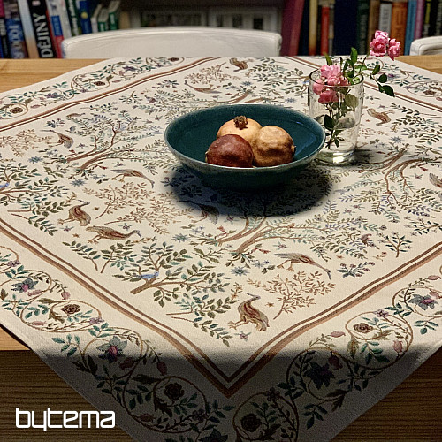 Tovaglia e scialle arazzo WILLIAM MORRIS beige