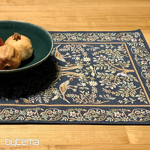 Tovaglia e sciarpa arazzo WILLIAM MORRIS blu