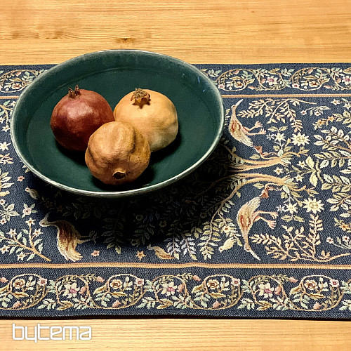 Tovaglia e sciarpa arazzo WILLIAM MORRIS blu