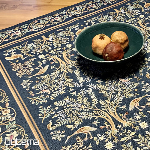 Tovaglia e sciarpa arazzo WILLIAM MORRIS blu