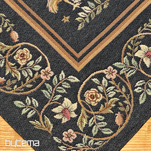 Tovaglia e sciarpa arazzo WILLIAM MORRIS blu