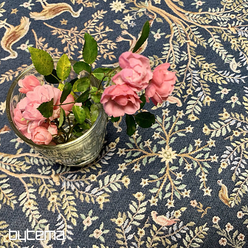 Tovaglia e sciarpa arazzo WILLIAM MORRIS blu