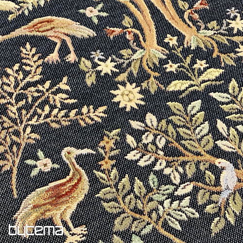 Tovaglia e sciarpa arazzo WILLIAM MORRIS blu