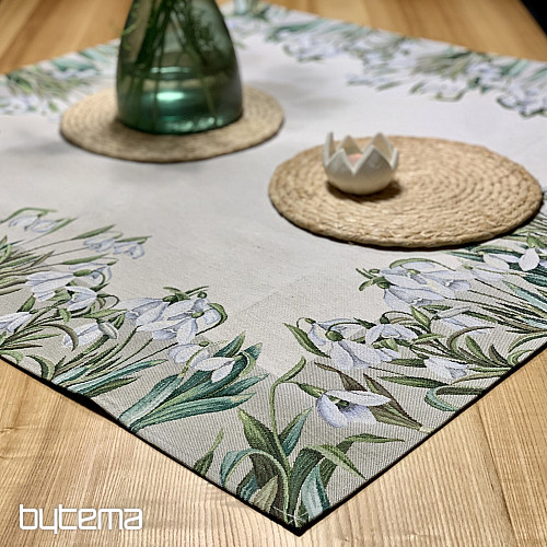 Tovaglia e sciarpa Tapestry PICCOLI FIOCCHI DI NEVE