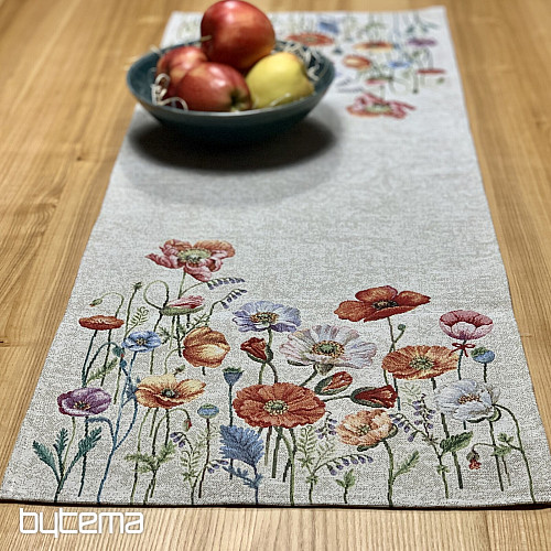 Tovaglia e sciarpa arazzo POPPY ROMANCE