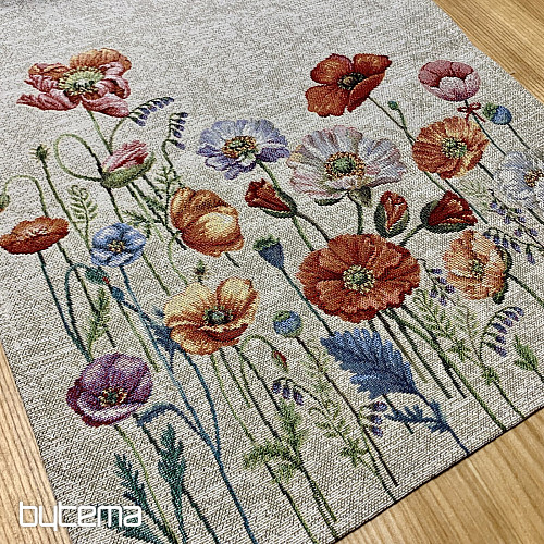 Tovaglia e sciarpa arazzo POPPY ROMANCE