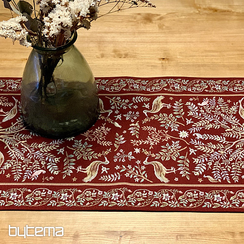 Tovaglia e sciarpa Tapestry WILLIAM MORRIS bordeaux