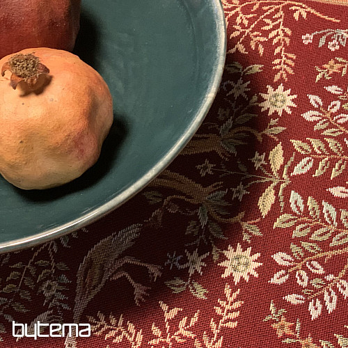 Tovaglia e sciarpa Tapestry WILLIAM MORRIS bordeaux