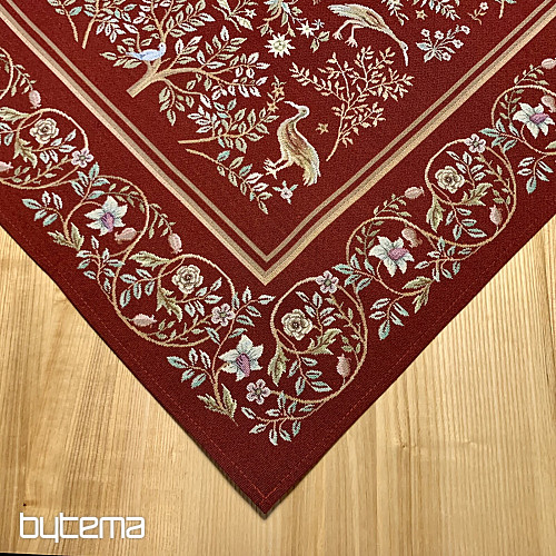Tovaglia e sciarpa Tapestry WILLIAM MORRIS bordeaux