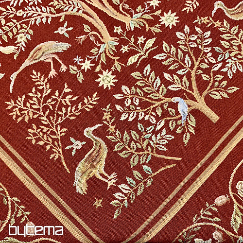 Tovaglia e sciarpa Tapestry WILLIAM MORRIS bordeaux