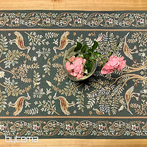 Tovaglia e sciarpa arazzo WILLIAM MORRIS verde