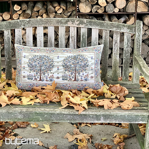 Cuscino con tappezzeria TREE OF HAPPINESS beige