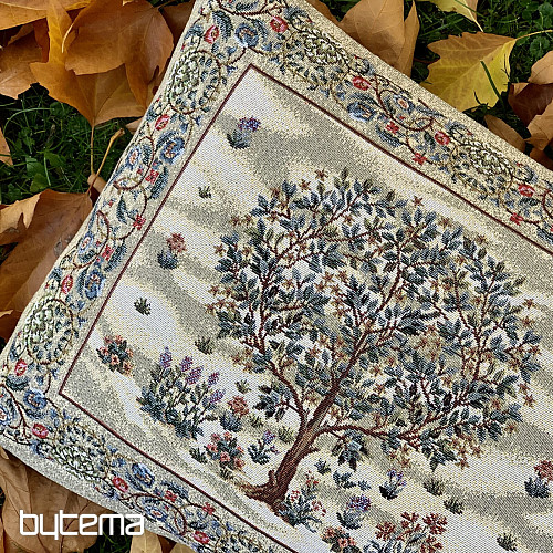 Cuscino con tappezzeria TREE OF HAPPINESS beige
