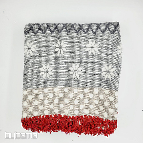 Coperta natalizia RENNA GRIGIA