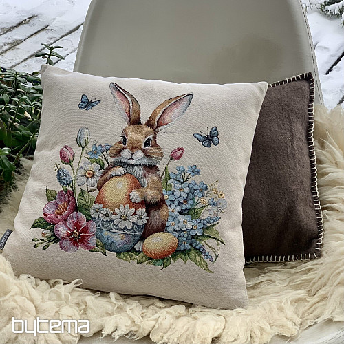 Arazzo di Pasqua che copre CACCIA E UOVA GIALLE