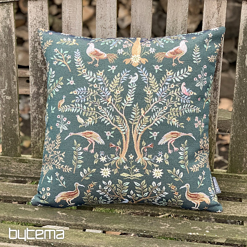 Fodera per cuscino arazzo WILLIAM MORRIS verde - dappertutto