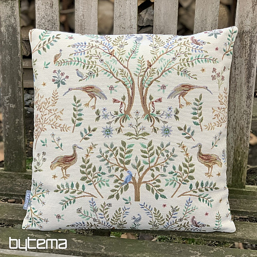 Fodera per cuscino arazzo WILLIAM MORRIS beige - superficie intera