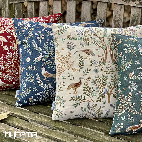 Fodera per cuscino arazzo WILLIAM MORRIS blu - dappertutto