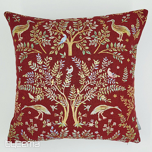 Fodera per cuscino arazzo WILLIAM MORRIS bordeaux - dappertutto
