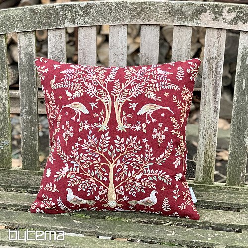 Fodera per cuscino arazzo WILLIAM MORRIS bordeaux - dappertutto