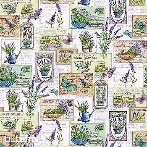 Tessuto per arazzo LAVENDER SEEDS GARDEN 3
