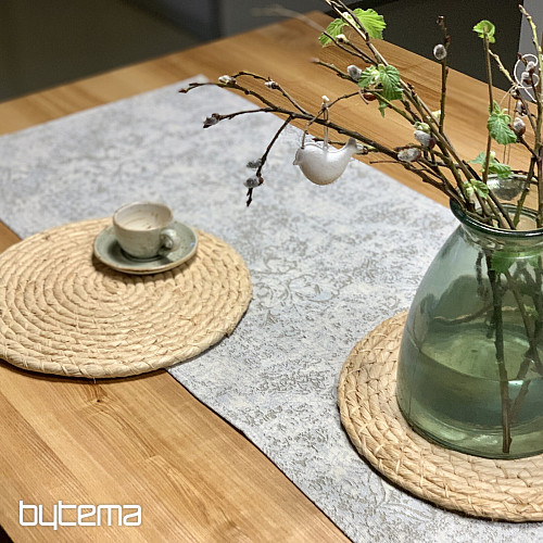 Tovaglia e sciarpa arazzo MARMO BEIGE