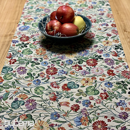 Tovaglia e sciarpa in arazzo SCARLET - SUMMER MEADOW