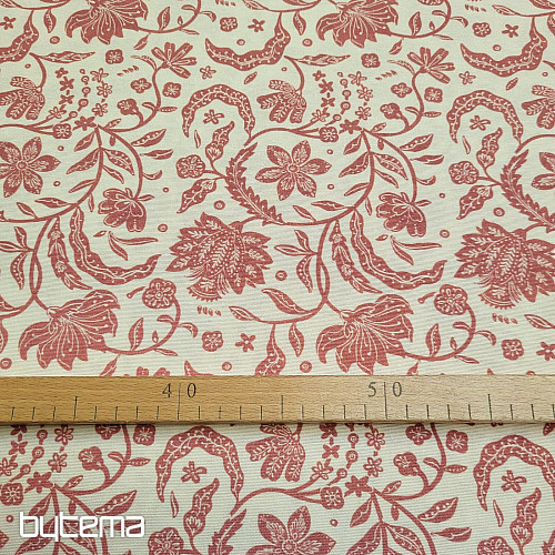 Tessuto decorativo TIRIAN ROSSO