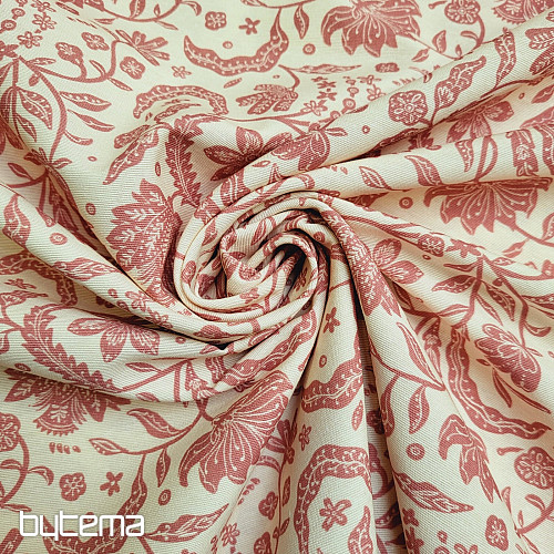 Tessuto decorativo TIRIAN ROSSO