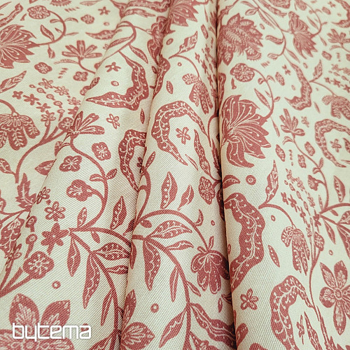 Tessuto decorativo TIRIAN ROSSO